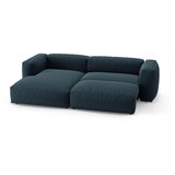 Micadoni Temno modra raztegljiva kotna sedežna garnitura (levi kot/z ležalnikom) Martina – | Shoptok.si