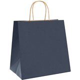  Papirnate vrećice 50 kom s ručkama plave 26x17x25 cm | shoptok.hr
