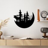 Wallity Zidna dekoracija Divlja priroda 2 - M, 50 x 46 cm, Crna | Eponuda.ba