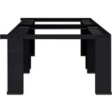  Pedestal za perilicu rublja 2 pcs Crna 64 x 55 x 32.5 cm Čelik | shoptok.hr