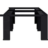  Pedestal za pralni stroj 2 pcs Črna 64 x 55 x 32.5 cm Jeklo, (5000111096) | Shoptok.si