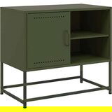 vidaXL TV omarica olivno zelena 68x39x60,5 cm jeklo | Shoptok.si