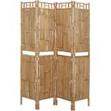 Sobna pregrada s 4 panela od bambusa 160 x 180 cm | Eponuda.com