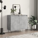  Komode 2 kom boja betona 40 x 35 x 70 cm od konstruiranog drva | shoptok.hr