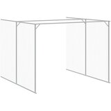  Kućica za pse s igralištem antracit 214 x 457 x 181 cm čelična | shoptok.hr