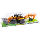  Large Backhoe Loader Agricultural Construction Mobile Yellow | shoptok.hr