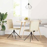  Jedilni stoli 2 kosa krem blago, (21828413) | Shoptok.si