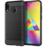  Silikonski ovitek za Samsung Galaxy A30 A305 - mat carbon črn | Shoptok.si