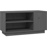 TV ormarić sivi 80 x 35 x 40,5 cm od masivne borovine | Eponuda.com
