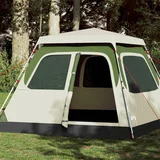  Kupolasti šator za kampiranje za 3 osoba zeleni brzo otpuštanje