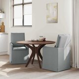  Trpezarijske stolice 2 pcs Svjetlosiva 57 x 67 x 98 cm tkanina | shoptok.hr