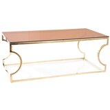 Molarem Home Stolić KENZO A 120*60 cm - jantarno kaljeno staklo Cijene