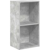 Ormarić za knjige s 2 razine boja betona 40x30x76,5 cm drveni | shoptok.hr