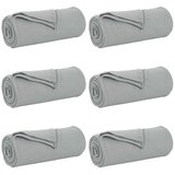  Pokrivači za bacanje 6 pcs Siva 270 x 240 cm Runo | shoptok.hr