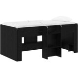  Kreveta za visoko spavanje djece 2 pcs Crni hrast - Crni hrast 80 x 160 cm | shoptok.hr