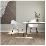 Jedilni stoli 2 kosa bele barve PP | Shoptok.si