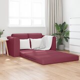 vidaXL tla raztegljiv kavč 2-v-1 bordo 148x71x83 cm blago | Shoptok.si