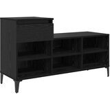  Ormar za cipele Crni hrast 102 x 36 x 60 cm Konstruirano drvo | Eponuda.ba