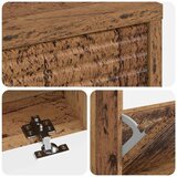  Ormar za cipele HAARLEM 78 x 24 x 103 cm Konstruirano drvo - Staro drvo | shoptok.hr