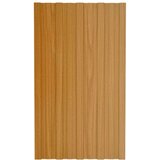 Krovni paneli 12 kom od pocinčanog čelika prirodni 80 x 45 cm | shoptok.hr