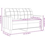  2-dijelni set sofa s jastucima crvena boja vina baršunasti | shoptok.hr