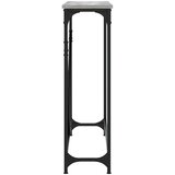  Konzolni stol siva boja hrasta 102x22,5x75 cm konstruirano drvo | shoptok.hr