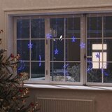 vidaXL Okrasne lučke zvezde in lune z daljincem 138 LED lučk modre Cene