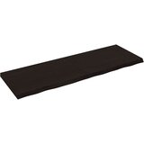 Stolna ploča tamnosmeđa 180x60x(2-6) cm obrađena masivna hrast Cijene