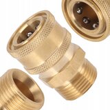 Rosfix adapter / adapter, medeninast, za tlačni pralnik M22X1,5 mm na 1/4" hitri priključek, (21746413) | Shoptok.si