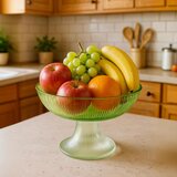 Mhome Skleda na podstavku Pomlad 23xh14cm / več barv / steklo, (5000199837) | Shoptok.si