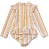 Liewood dječji kupaći kostimi s rukavima sille stripe apple blossom multi mix | shoptok.hr