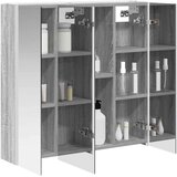  Kopalniška ogledalna omara Siva Sonoma 73.5 x 15.5 x 70 cm, (5000233319) | Shoptok.si