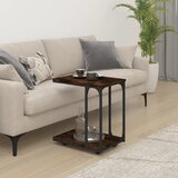  Bočni stolić s kotačima boja hrasta 50 x 35 x 55,5 cm drveni | Eponuda.com