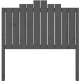  Uzglavlje za krevet sivo 106 x 4 x 110 cm od masivne borovine | shoptok.hr