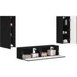 Set TV komoda Zidne 2 pcs Crna Konstruirano drvo | Eponuda.com