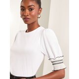 Lipsy Majica črna / bela | Shoptok.si