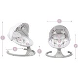 Momi njihalica za bebe Kenani Light Grey, 0-9kg | ePonuda.com