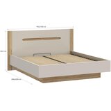 Hom`in POSTELJA x , leseni material peščene barve | Shoptok.si