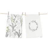 Pamučna kuhinjska krpa 2 kom 50x70 cm Christmas Twigs –
