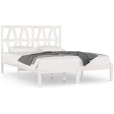  Okvir za krevet od masivne borovine bijeli 120 x 200 cm | shoptok.hr