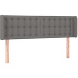 LED posteljno vzglavje temno sivo 147x16x78/88 cm blago, (20737010) | Shoptok.si