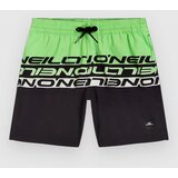 O'neill Cali Stripe 14" Kids Boardshorts green upside down | Shoptok.si