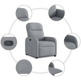  Naslonjač od tkanine svjetlosivi | shoptok.hr