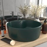  Luksuzni umivaonik mat tamnozeleni 36 x 13 cm keramički | shoptok.hr