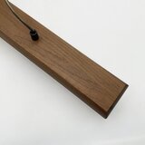 Luster na sajli AIDA 2xE27/15W/230V prečnik 35 cm hrast/krem | Eponuda.com