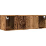  Zidni TV ormarići 2 kom boja starog drva 100 x 30 x 30 cm | shoptok.hr