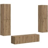 3 pcs Umetni hrast - - Rjava - 56.59 - 30 x 31 x 60 cm - 2025-vidaXL-Uvoz_2 | Shoptok.si