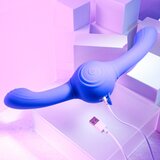 Evolved Naš Gyro Vibe - polnilni dvostranski vibrator (vijoličen) | Shoptok.si