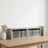  Stalak za CD-ove 2 kom. Betonska siva 40 x 17 x 17 cm | shoptok.hr