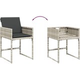  17-dijelni vrtni blagovaonski set s jastucima svijetlosivi | shoptok.hr